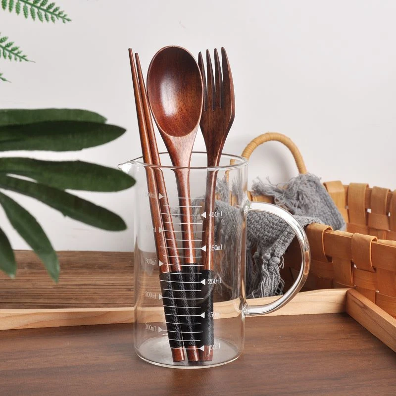 Kitchen Appliances Combo - Деревянный дорожный набор столовых приборов: ложка,