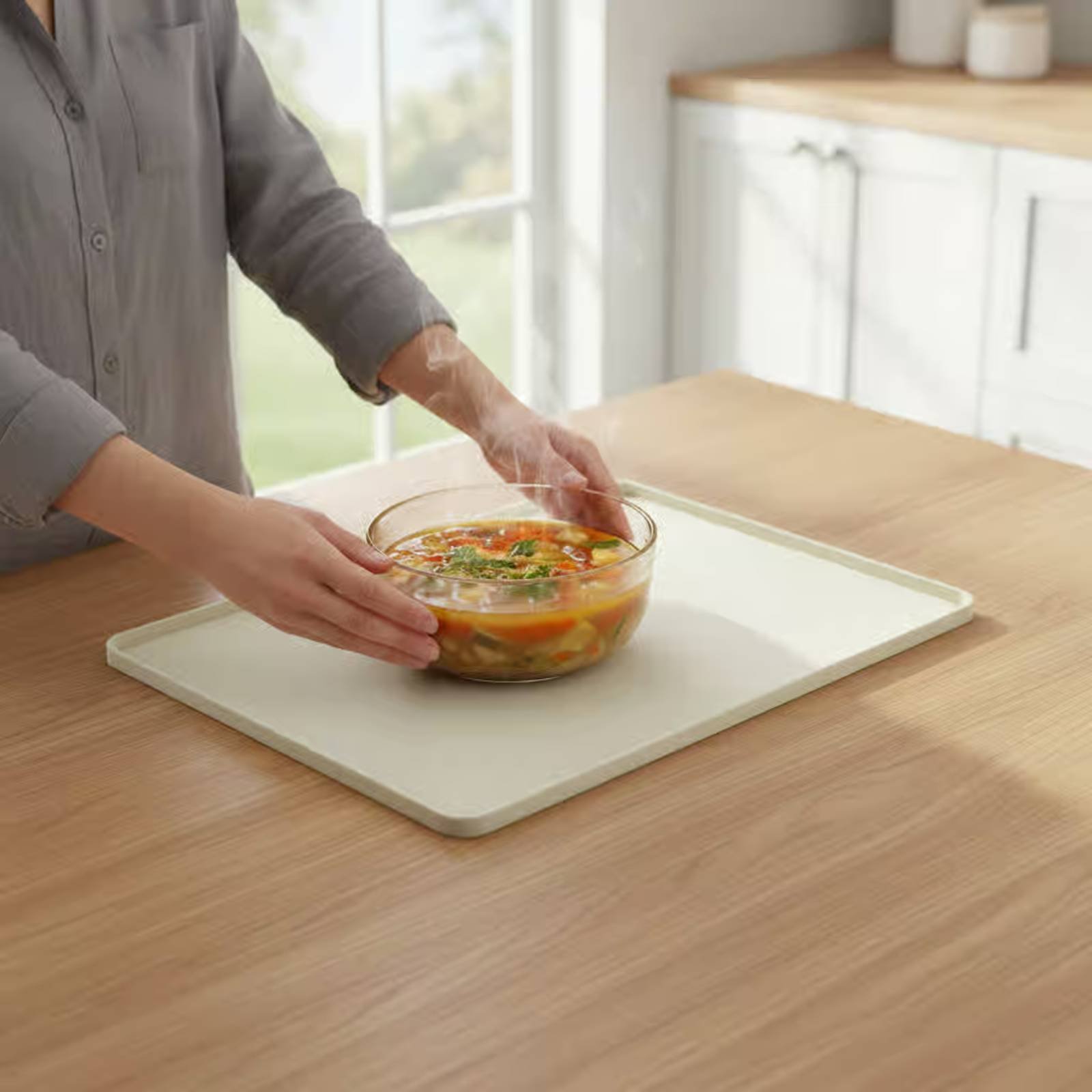 Kitchen Appliances Are - Силиконовый коврик для микроволновой печи, гибкая