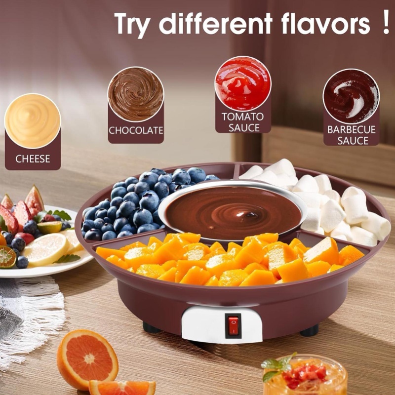 Электрическая чаша для плавлен – обзор и цена Fondue Set Electric
